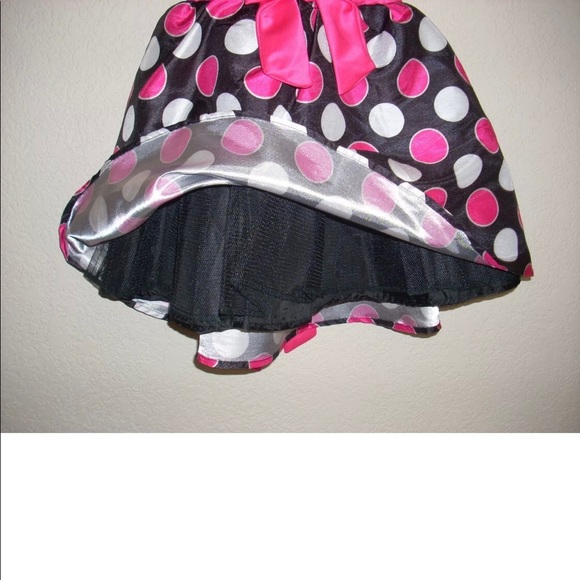 RARE TOO Age 2T Girls sleeveless Dress and Jacket BLACK & PINK NEW - Picture 5 of 8